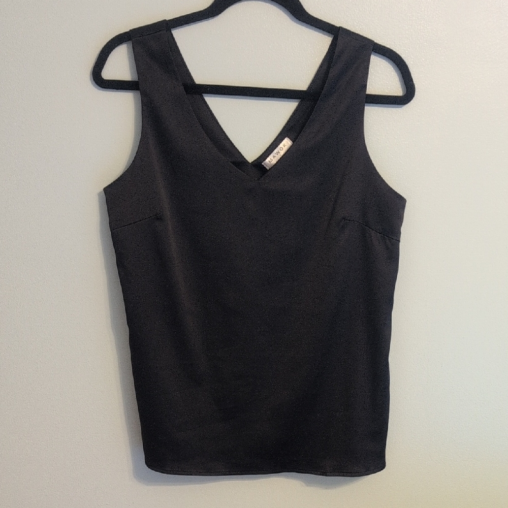 Amazon Black V-Neck Tank Top